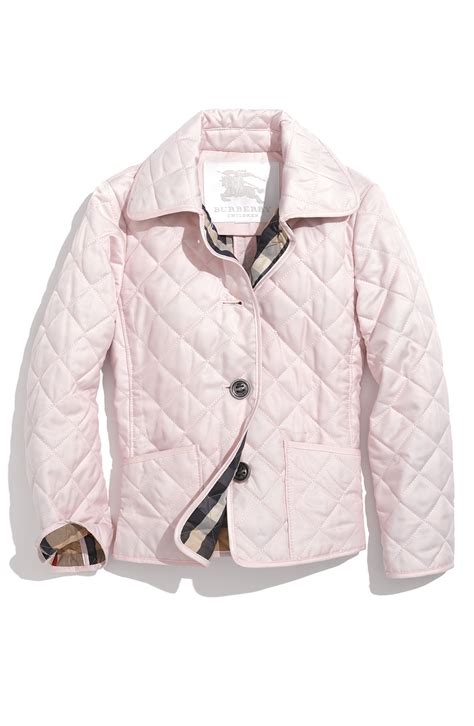 burberry childrens trench|burberry kid's quilted jacket.